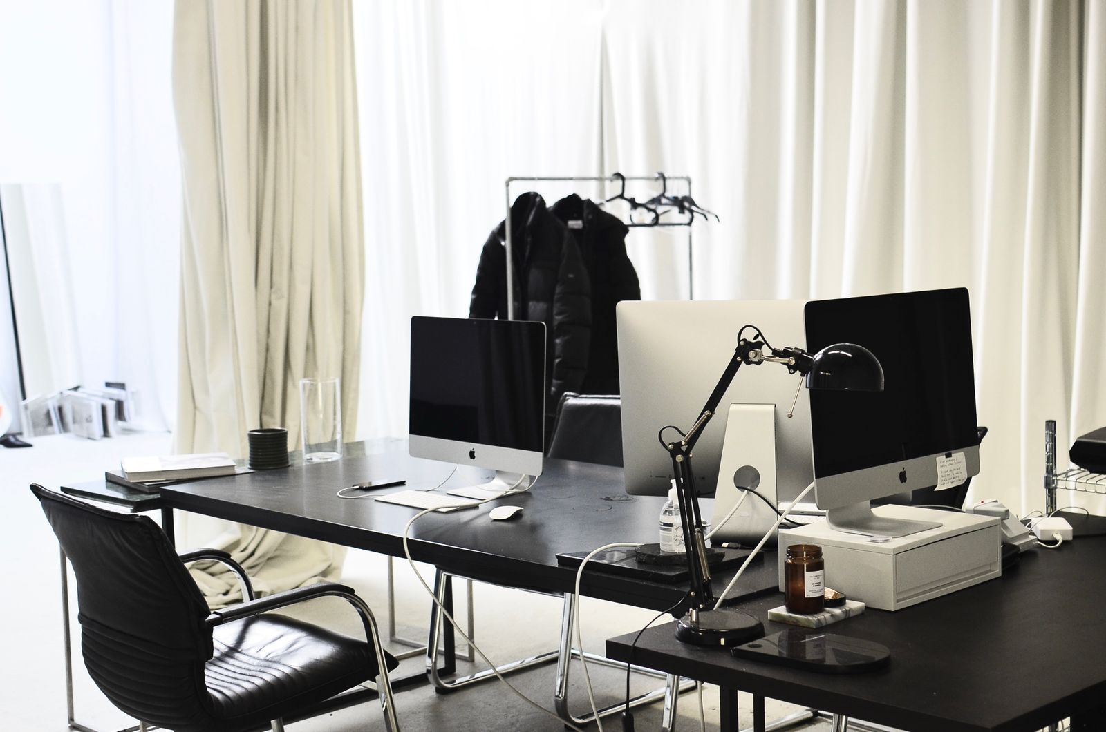 A thoughtfully arranged workspace